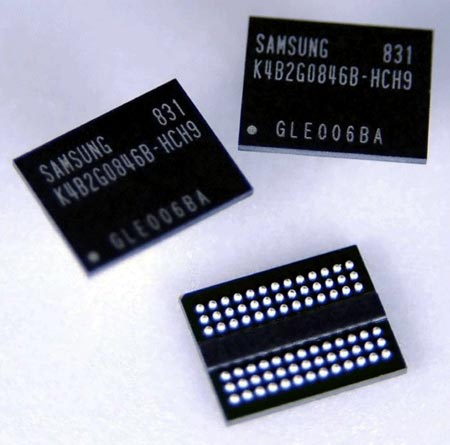 У Samsung готовы самые маленькие в мире чипы DDR3 плотностью 2 Гбит